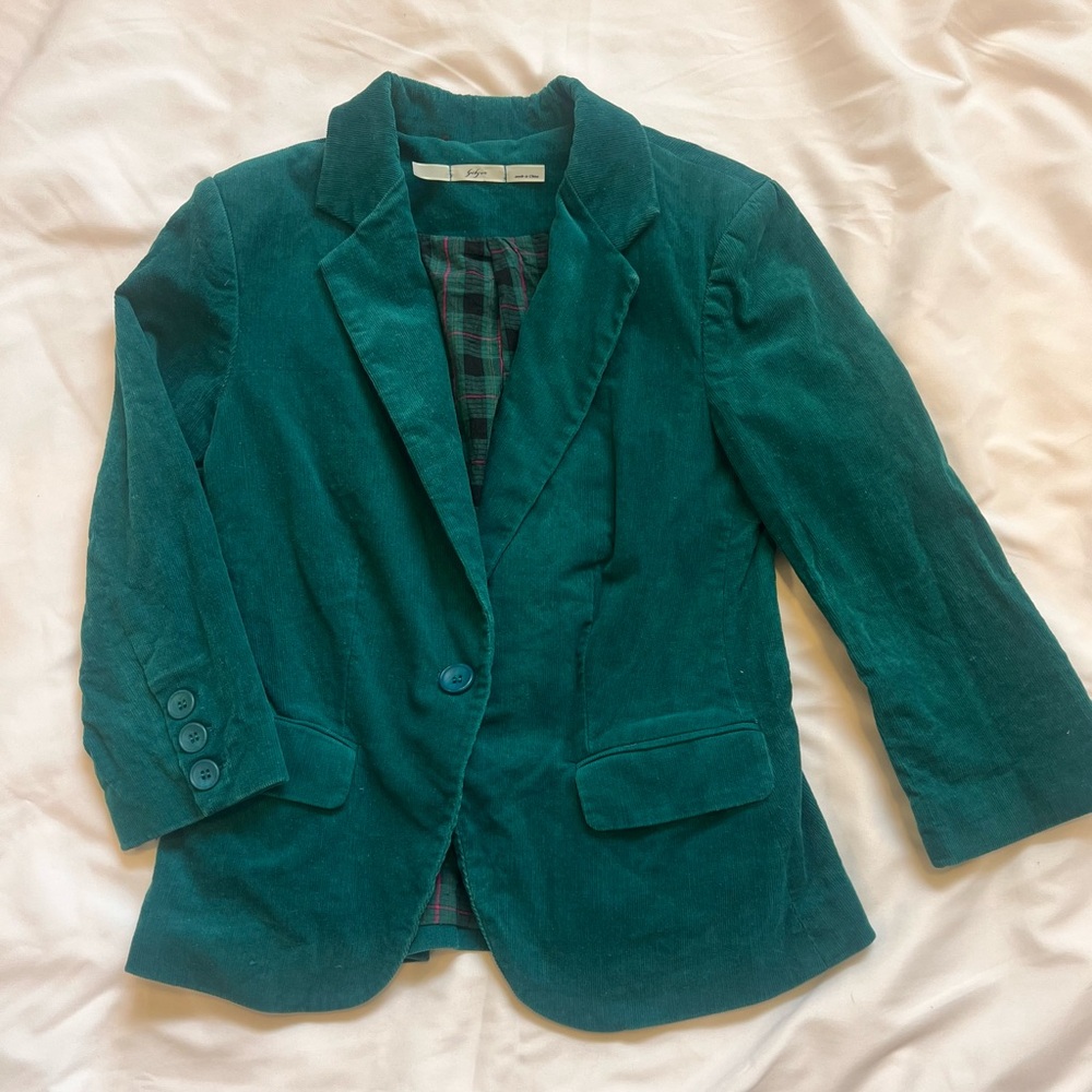 Women Deep Teal Blazer